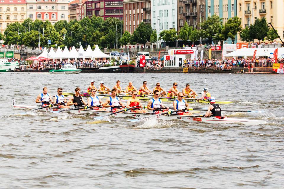 Our Men's eight in second place behind Dukla. Fantastic achievement!