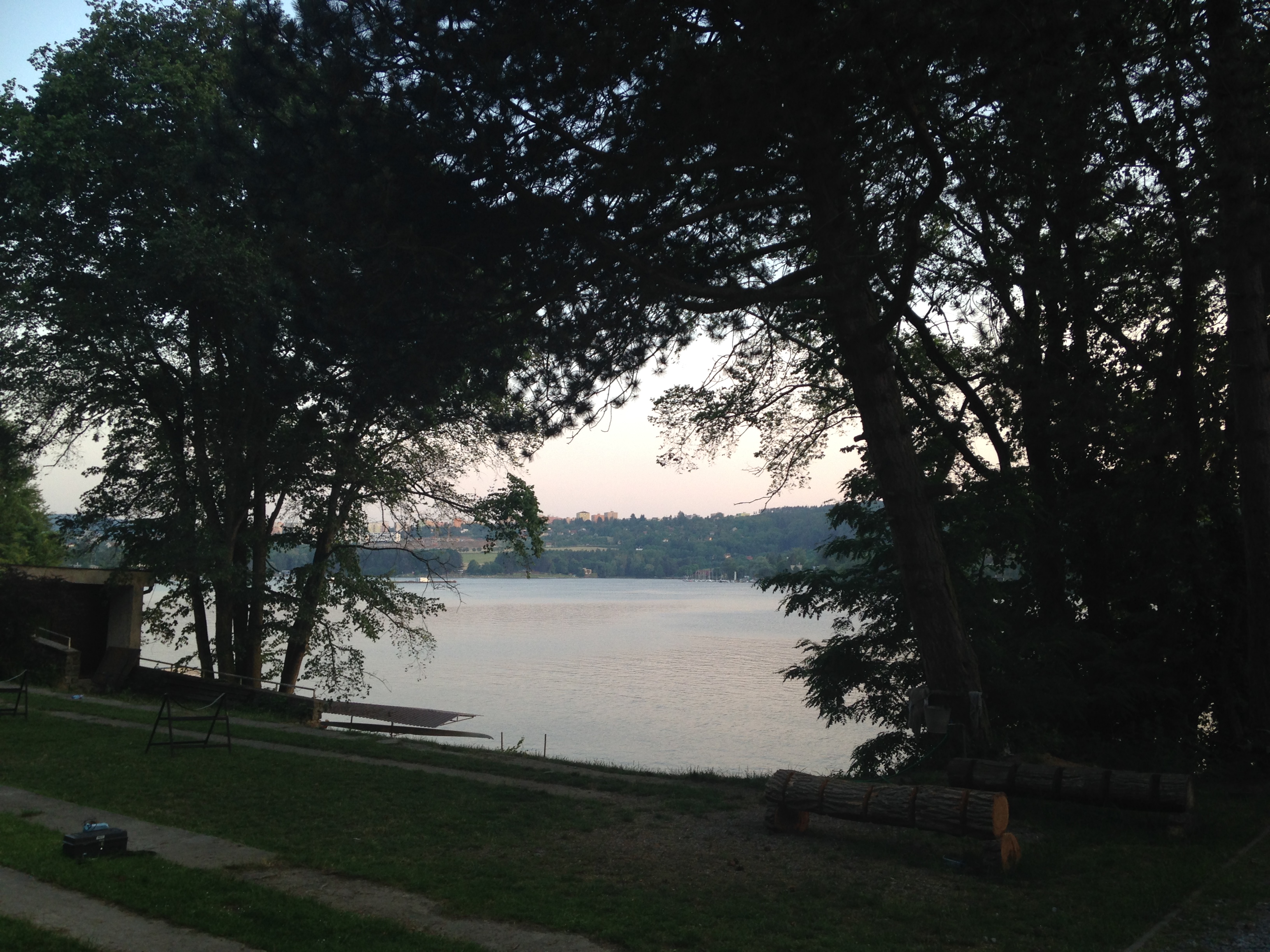 Our lovely lake - view from the rowing club