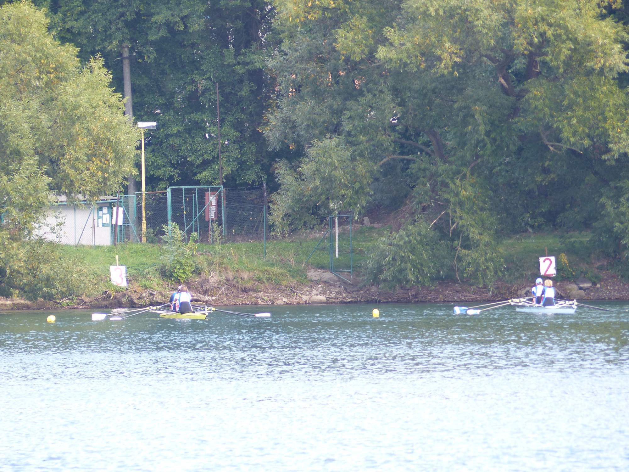 Mix Double Race at the start