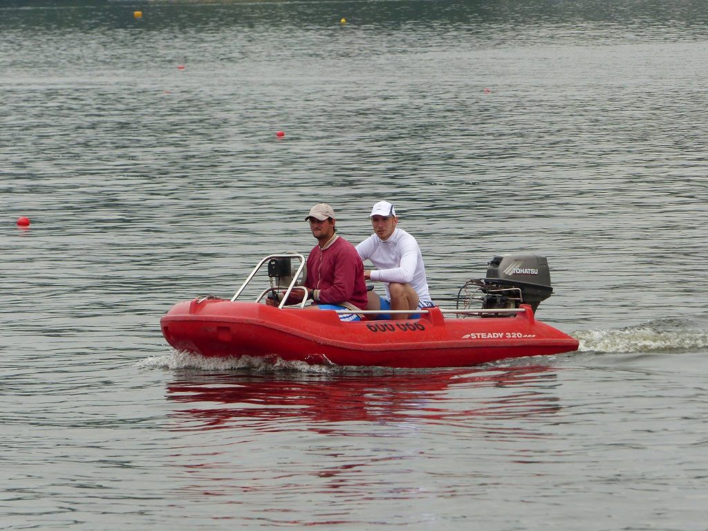 The Boys trainers on a launch