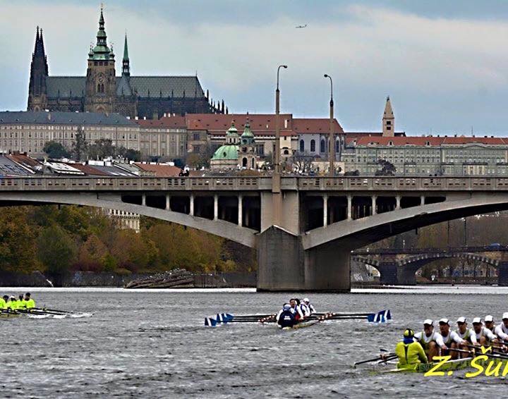 rowing boats racing in Prague