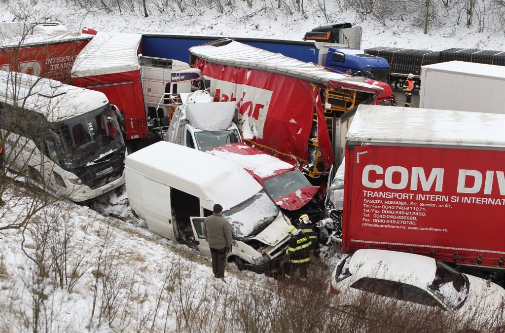 snow traffic